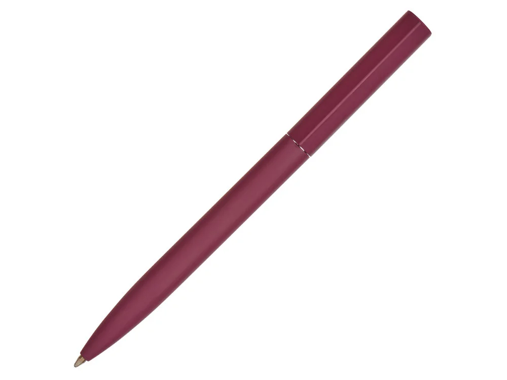 Ручка металлическая шариковая Minimalist софт-тач красный бургунди - фото 1