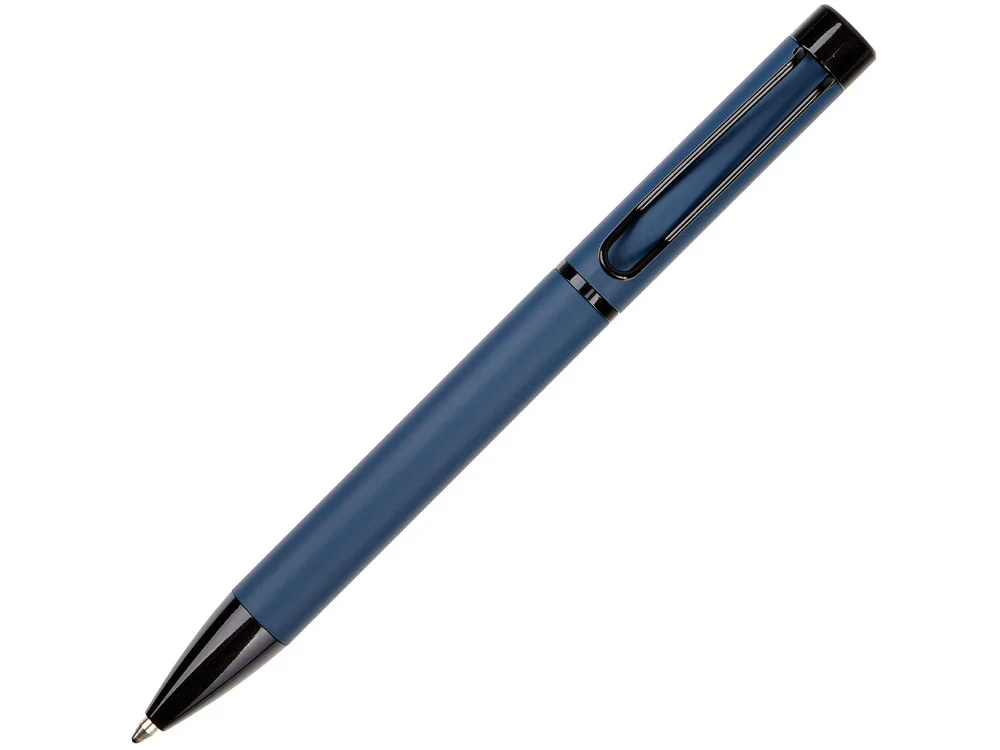 Металлическая шариковая ручка Black Lama soft-touch - фото 4