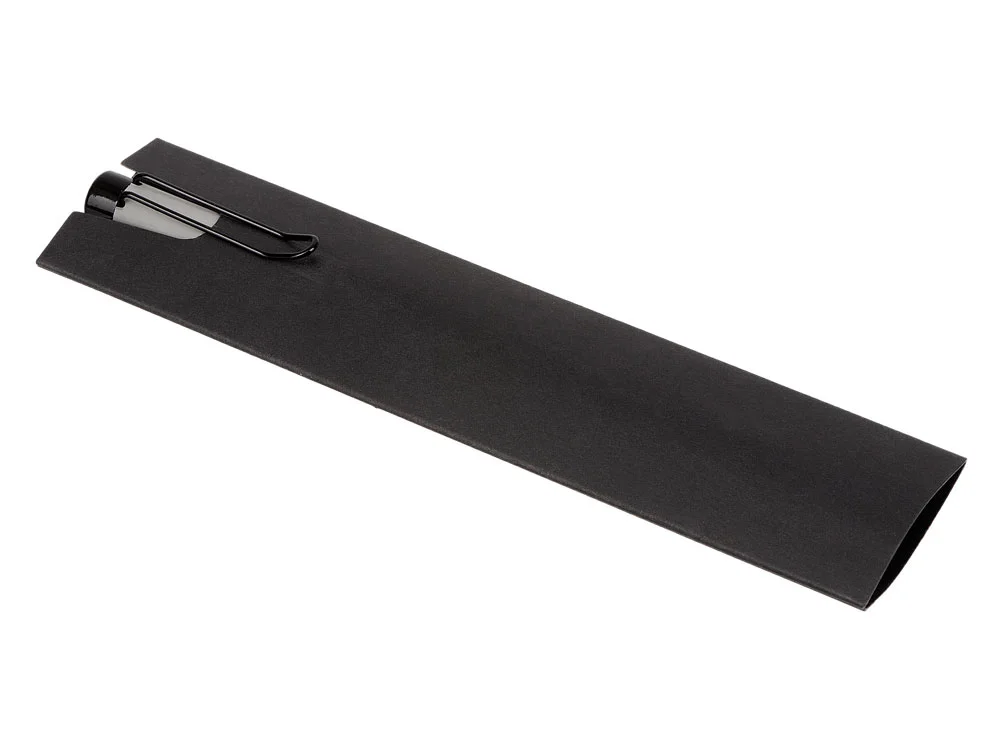 Металлическая шариковая ручка Black Lama soft-touch серый черный - фото 4