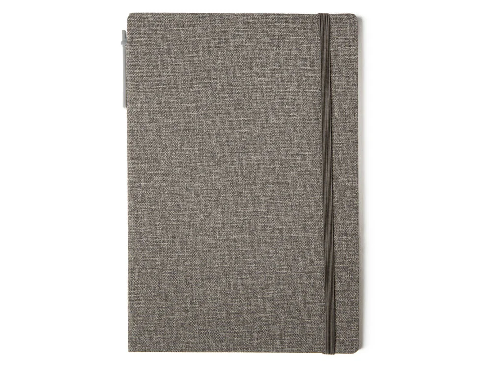 Блокнот А5 Write and stick с ручкой и набором стикеров серый - фото 5