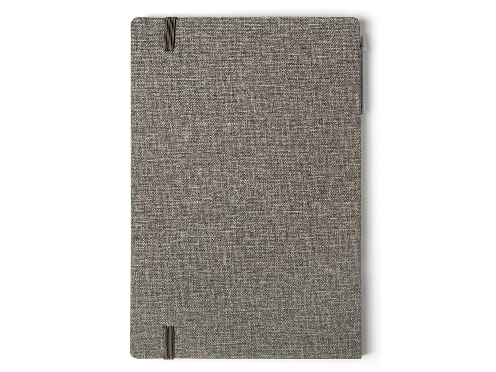 Блокнот А5 Write and stick с ручкой и набором стикеров серый - фото 6