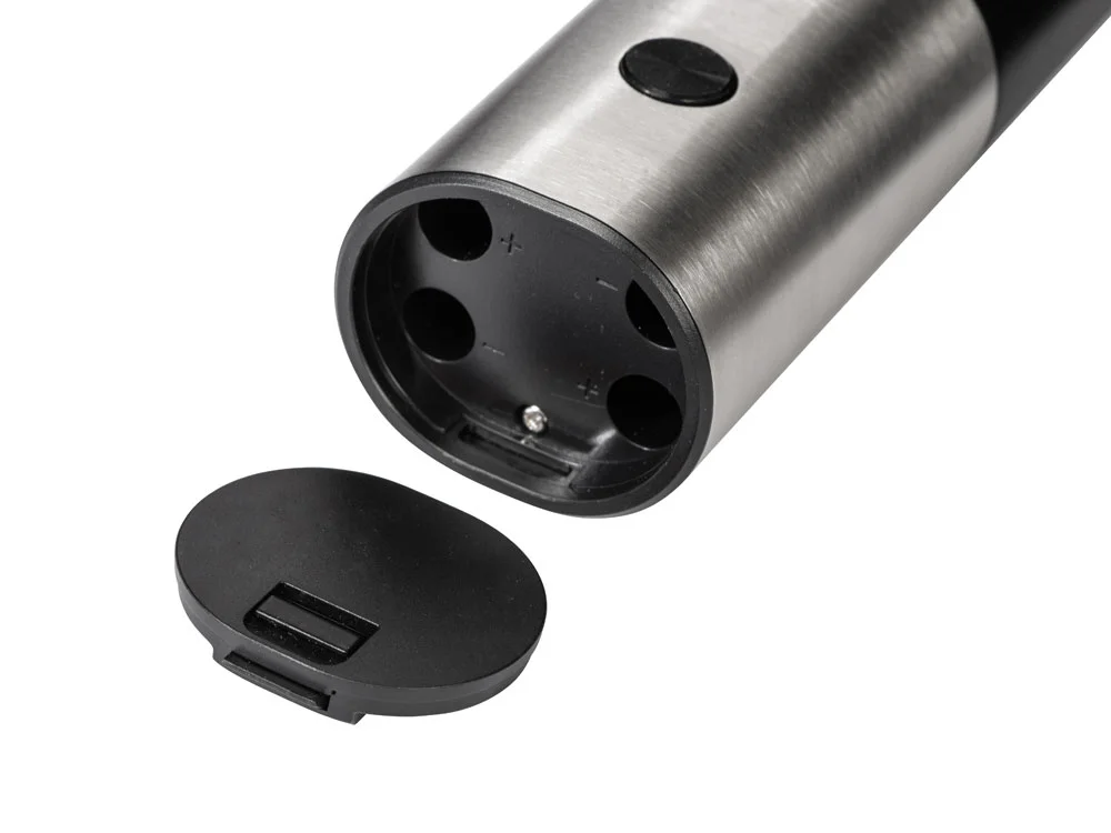 Электрическая мельница для соли и перца Grind серебристый черный - фото 6