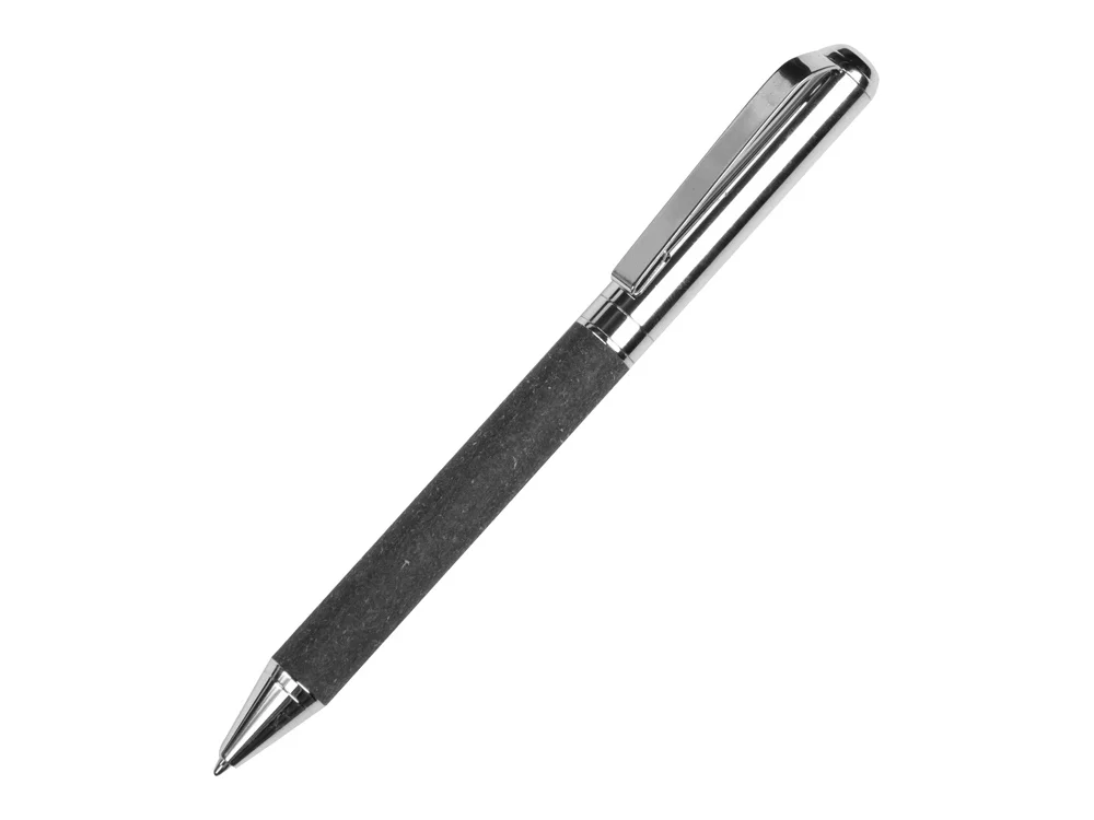 Ручка шариковая Venera из переработанной стали и переработанной кожи серебристый/серый - фото 1