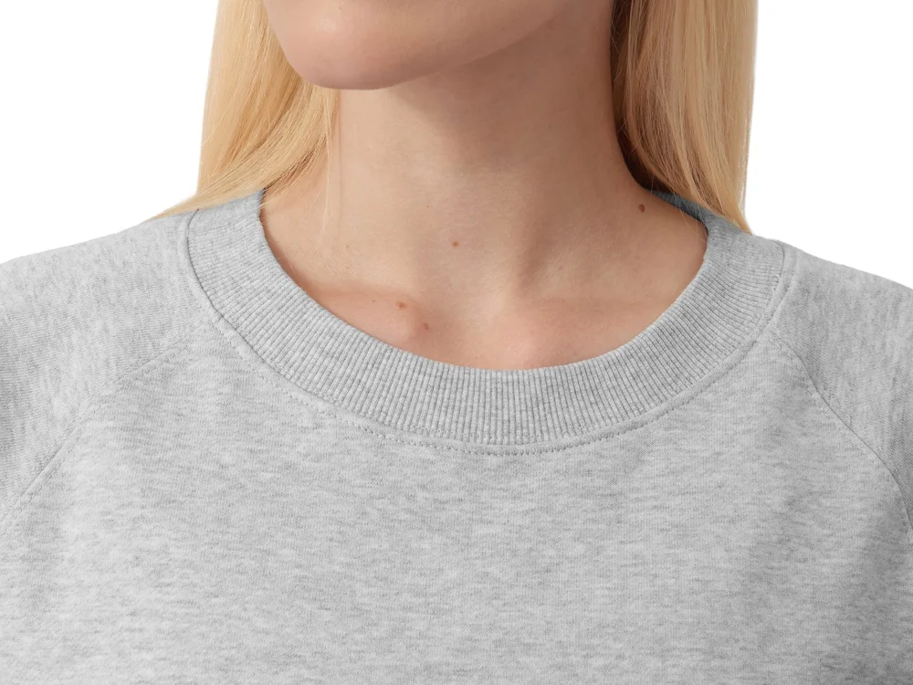 Свитшот оверсайз с рукавом реглан Belgrade унисекс серый меланж 2XL - фото 9