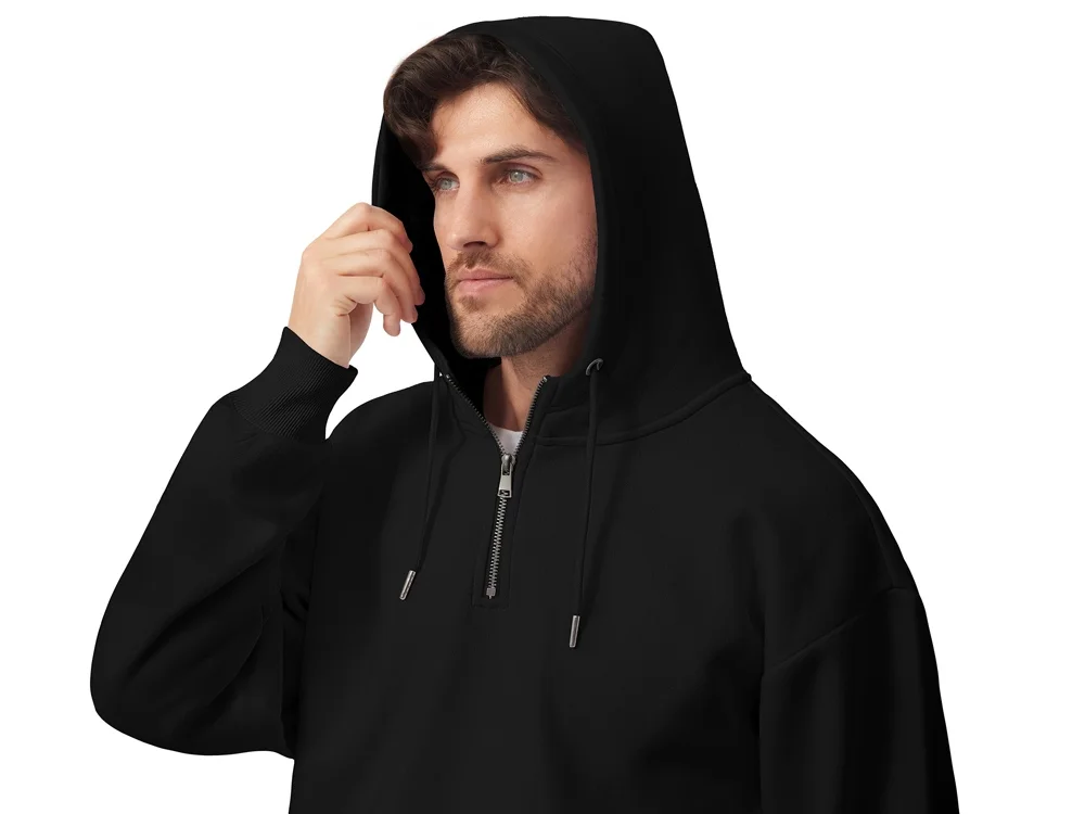 Худи Hamburg унисекс черный 2XL - фото 8