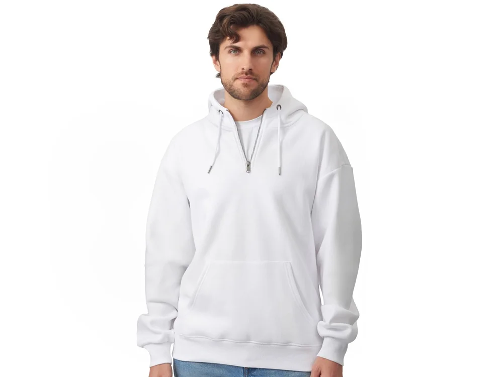 Худи Hamburg унисекс белый S - фото 3