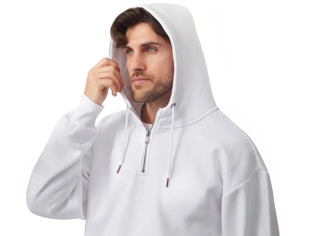 Худи Hamburg унисекс белый S - фото 8