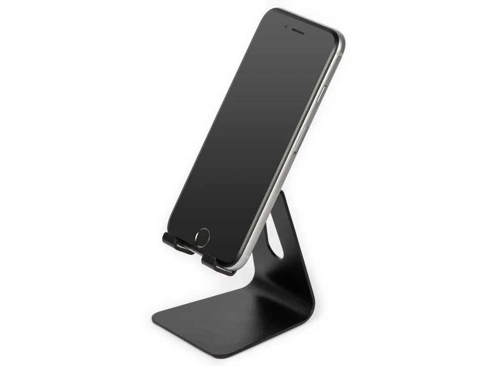 Подставка для смартфона с регулируемым углом Swip металл черный - фото 2