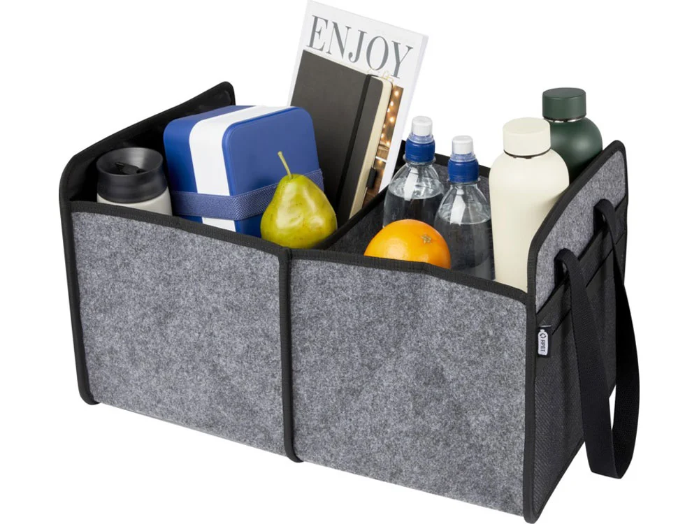 Органайзер складной для автомобиля Felta из фетра средне-серый - фото 4