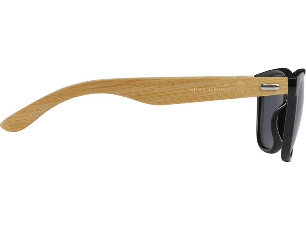 Солнцезащитные очки Sun Ray из океанского пластика и бамбука натуральный - фото 4