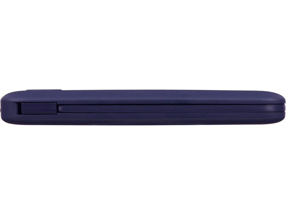 Внешний беспроводной аккумулятор с подсветкой лого Astro soft-touch 10000 mAh темно-синий - фото 9