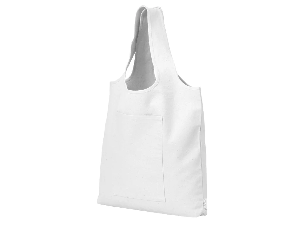 Сумка-шоппер Vest из хлопка 340 г/м2 белый - фото 2