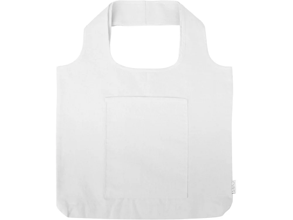 Сумка-шоппер Vest из хлопка 340 г/м2 белый - фото 3