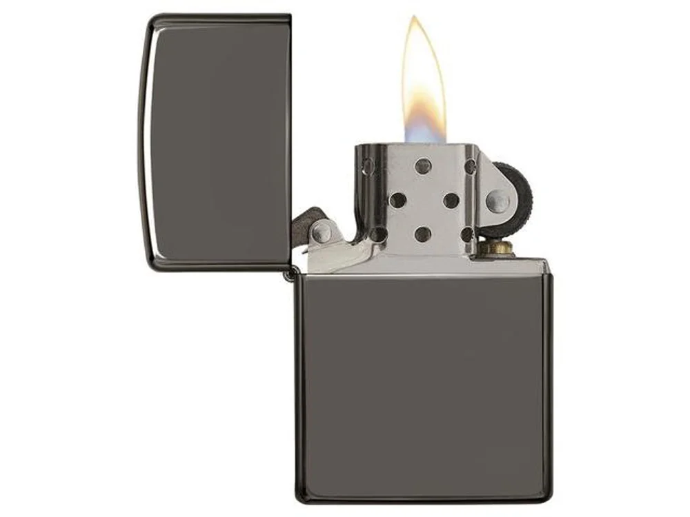 Зажигалка ZIPPO Classic с покрытием Black Ice® черный - фото 4