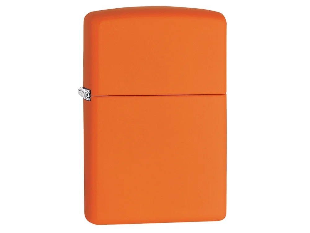 Зажигалка ZIPPO Classic с покрытием Orange Matte - фото 3