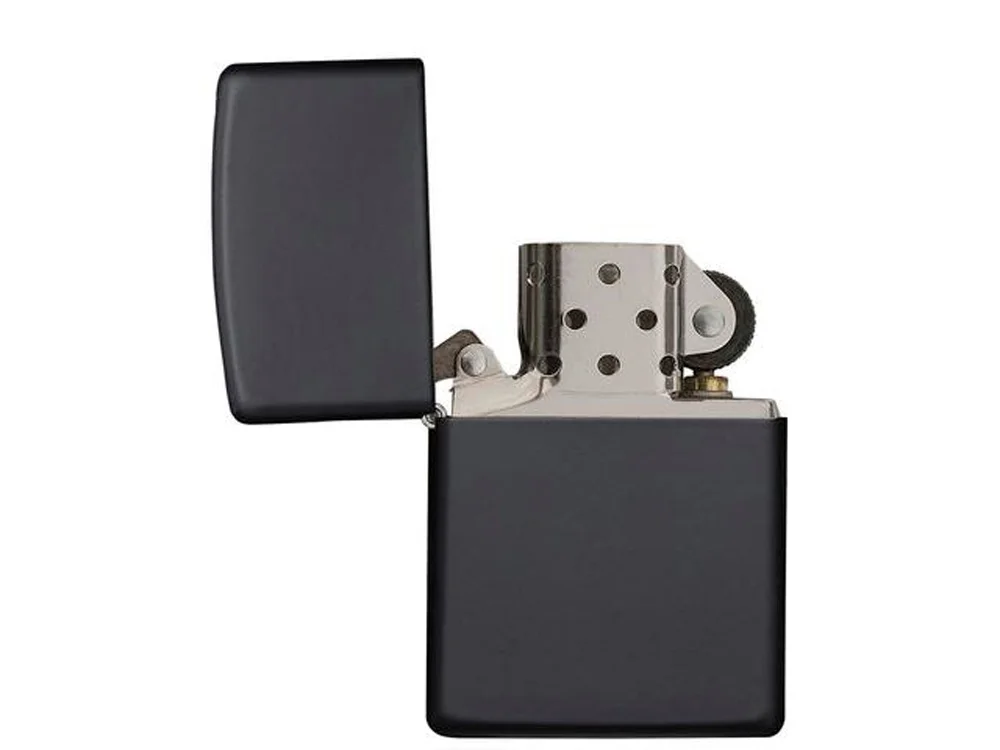 Зажигалка ZIPPO Classic с покрытием Black Matte черный - фото 3
