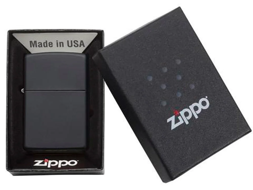Зажигалка ZIPPO Classic с покрытием Black Matte черный - фото 7