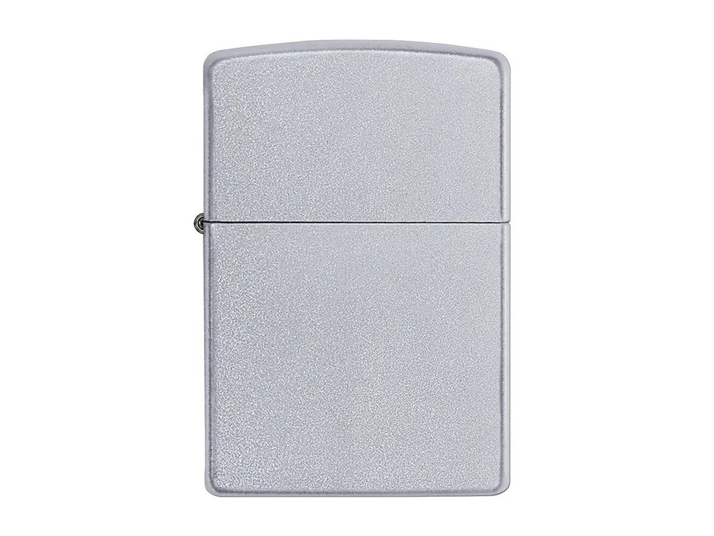 Зажигалка ZIPPO Classic с покрытием Satin Chrome серебристый - фото 3