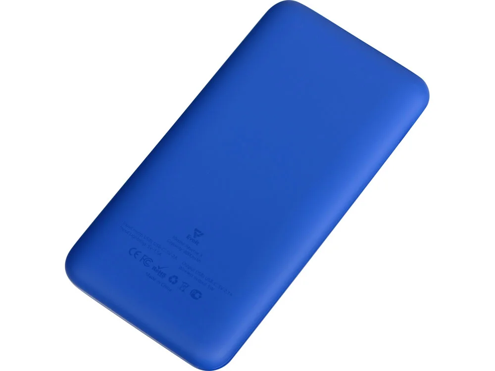 Внешний беспроводной аккумулятор с подсветкой лого Reserve X v.2 ярче подсветка 8000 mAh ярко-синий - фото 4