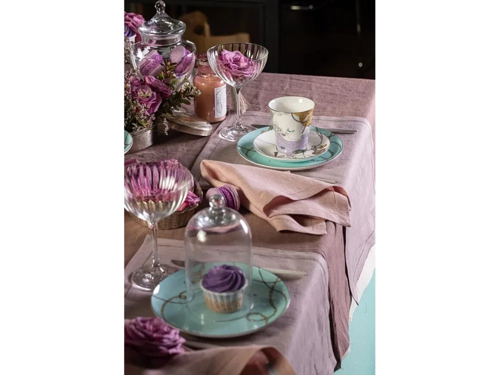 Набор чашка и блюдце TEA SET ALICE мультиколор 260 мл - фото 15