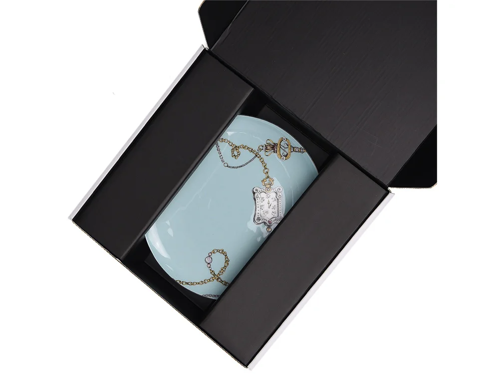 Тарелка PLATE ALICE голубой - фото 2