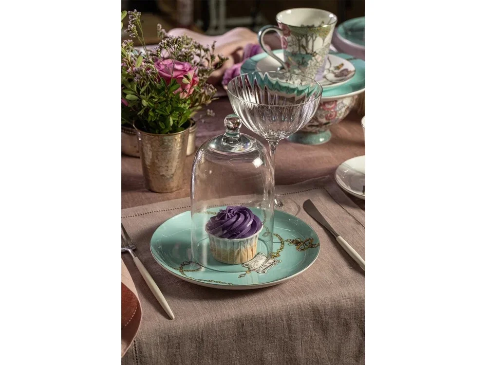 Тарелка PLATE ALICE голубой - фото 7