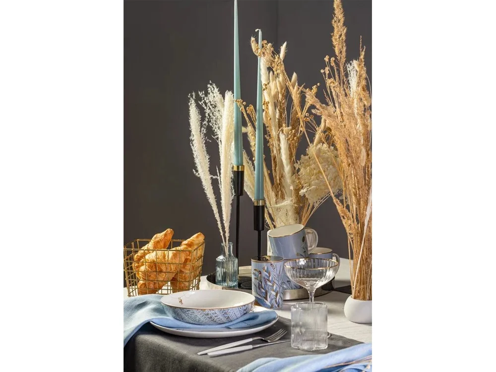 Суповая тарелка S.PLATE 2 TRO голубой 530 мл - фото 11