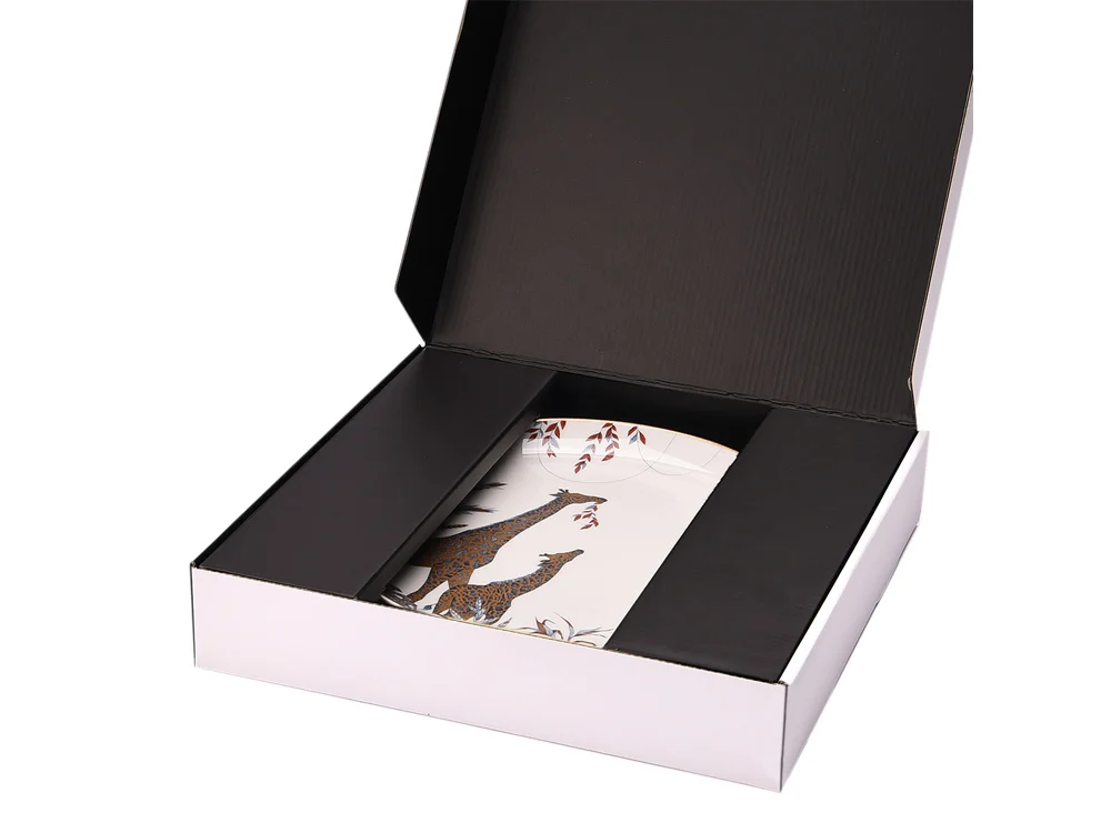 Тарелка PLATE 3 TRO белый/голубой - фото 3