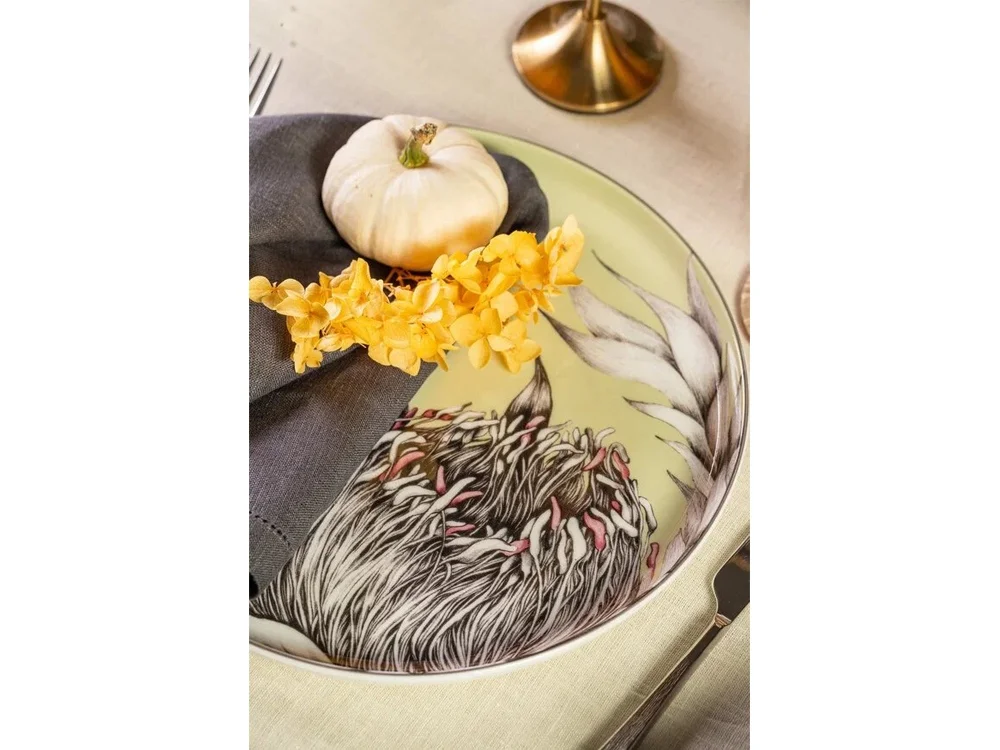 Тарелка PLATE 2 DRA зеленый - фото 6