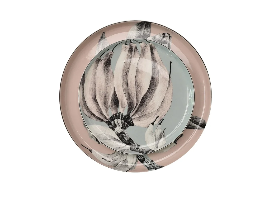 Тарелка «PLATE 2 BAN», бежевый/голубой - фото 2