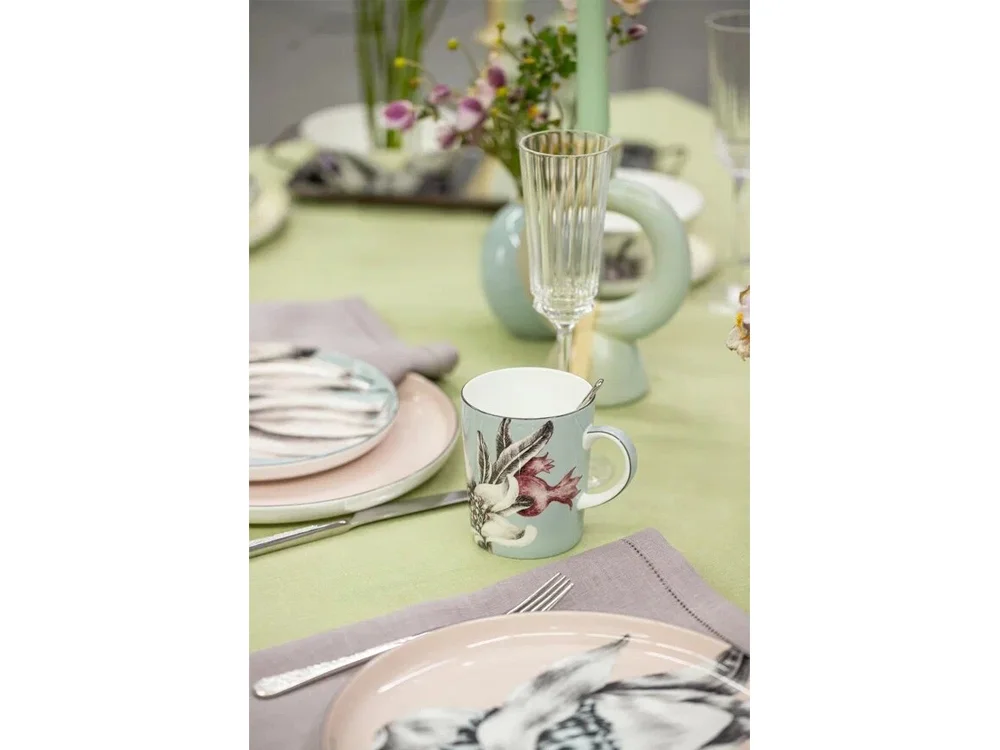 Тарелка «PLATE 2 BAN», бежевый/голубой - фото 7