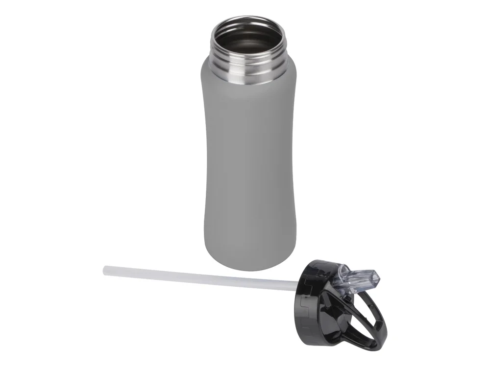 Бутылка для воды «Bottle C1», soft touch, 600 мл, серый - фото 2