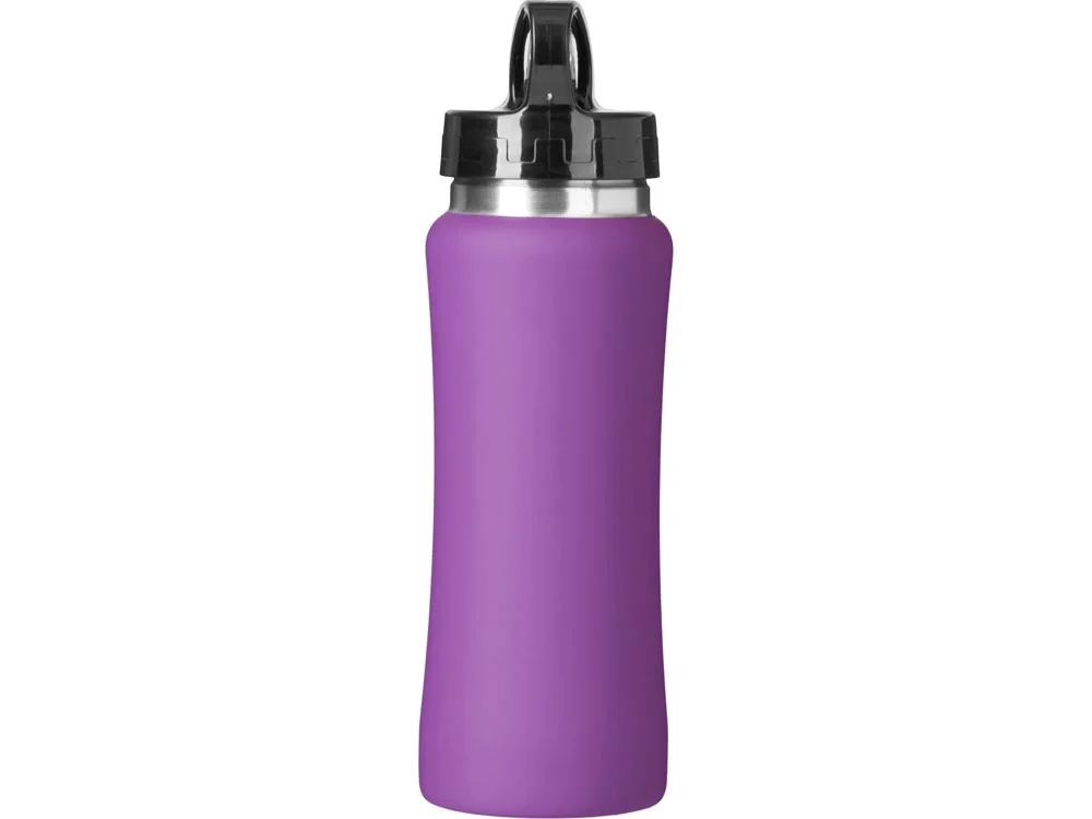Бутылка для воды Bottle C1 сталь soft touch 600 мл фиолетовый - фото 3
