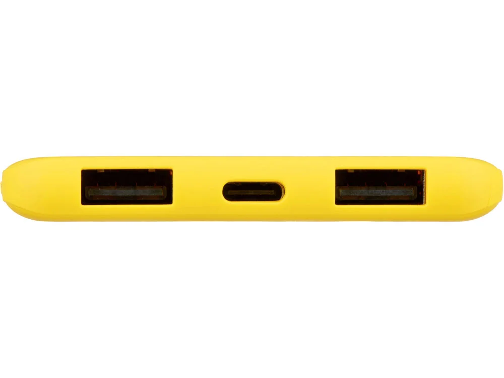 Внешний аккумулятор Powerbank C1 5000 mAh желтый - фото 4