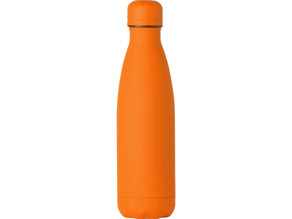 Вакуумная термобутылка Vacuum bottle C1 soft touch 500 мл оранжевый - фото 2