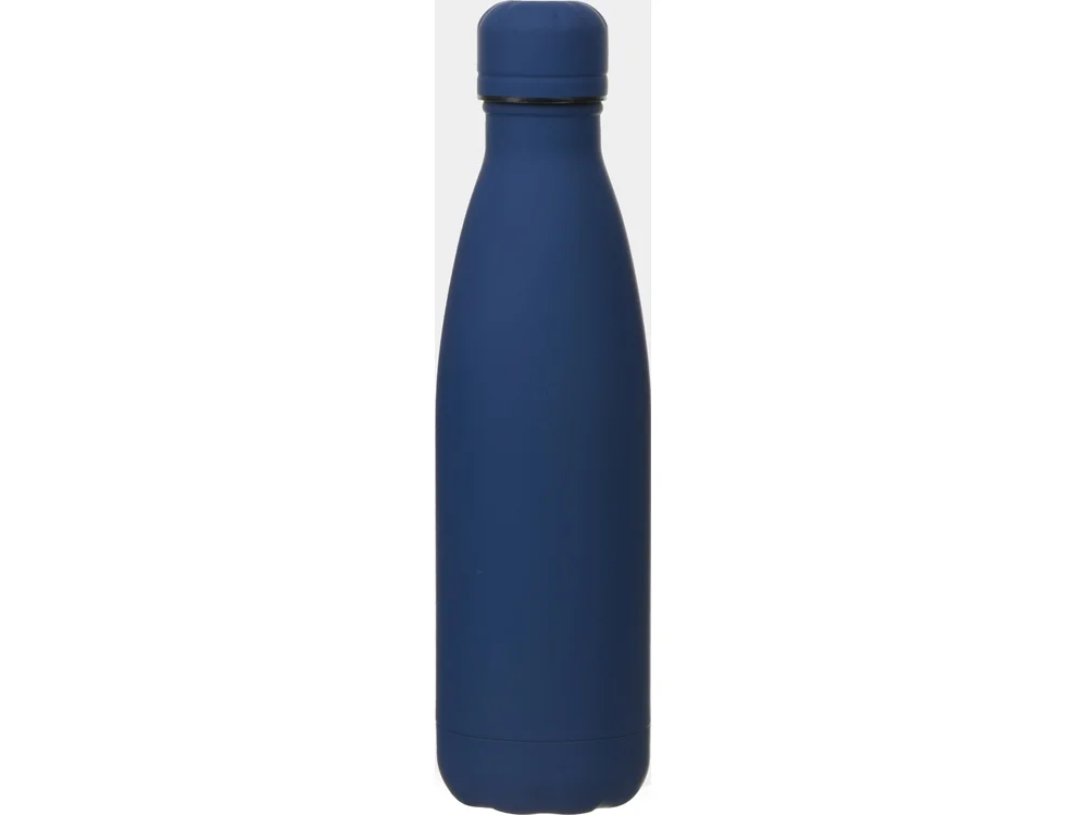 Вакуумная термобутылка Vacuum bottle C1 soft touch 500 мл темно-синий - фото 2