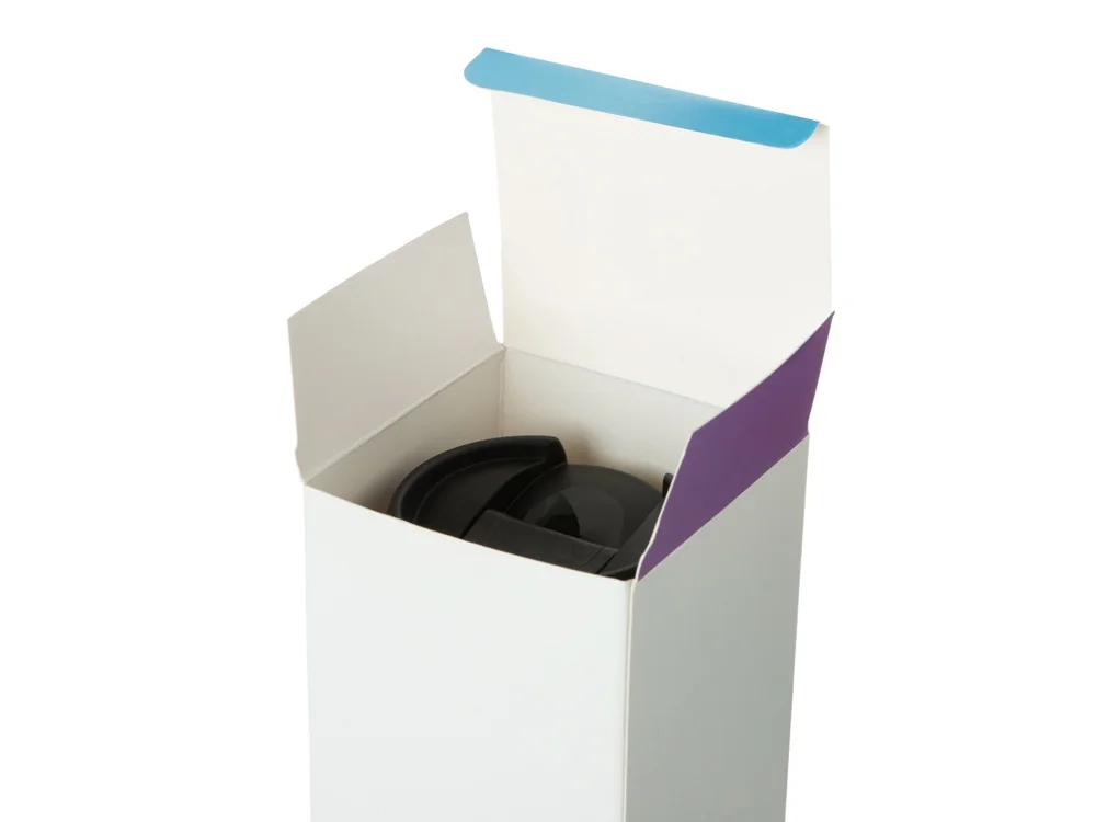 Термокружка Double wall mug С1 soft-touch 350 мл серый - фото 5