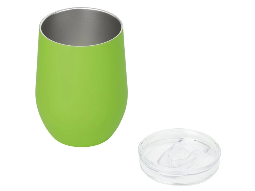 Термокружка Vacuum mug C1 soft touch 370 мл зеленое яблоко - фото 2
