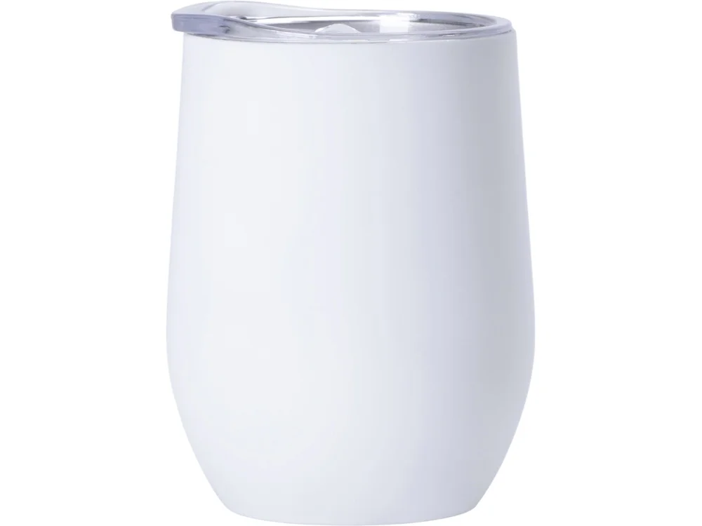 Термокружка Vacuum mug C1 soft touch 370 мл белый - фото 3