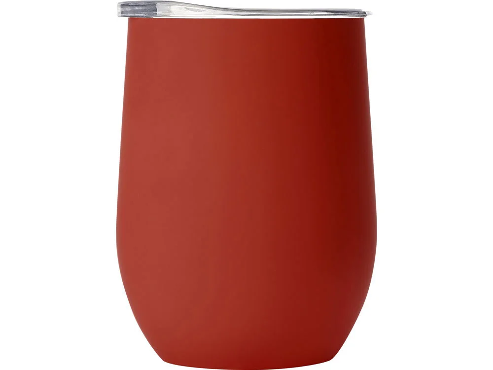 Термокружка Vacuum mug C1 soft touch 370 мл красный - фото 3
