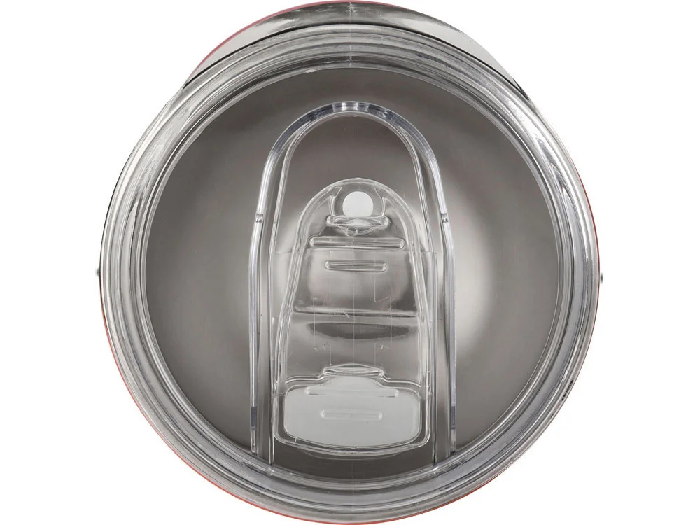 Термокружка Vacuum mug C1 soft touch 370 мл красный - фото 4