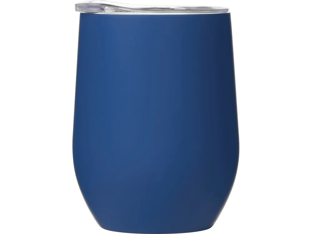 Термокружка Vacuum mug C1 soft touch 370 мл синий - фото 3