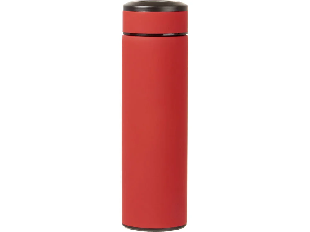 Вакуумный термос Vacuum Flask C1 soft touch 420мл красный/черный/серебристый - фото 3