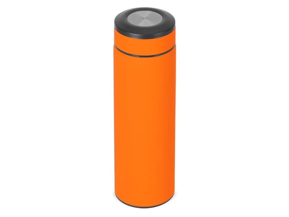 Вакуумный термос Vacuum Flask C1 soft touch 420мл оранжевый/черный/серебристый