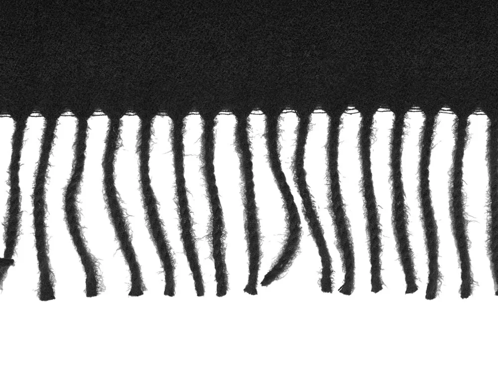 Палантин «Алней», черный - фото 4