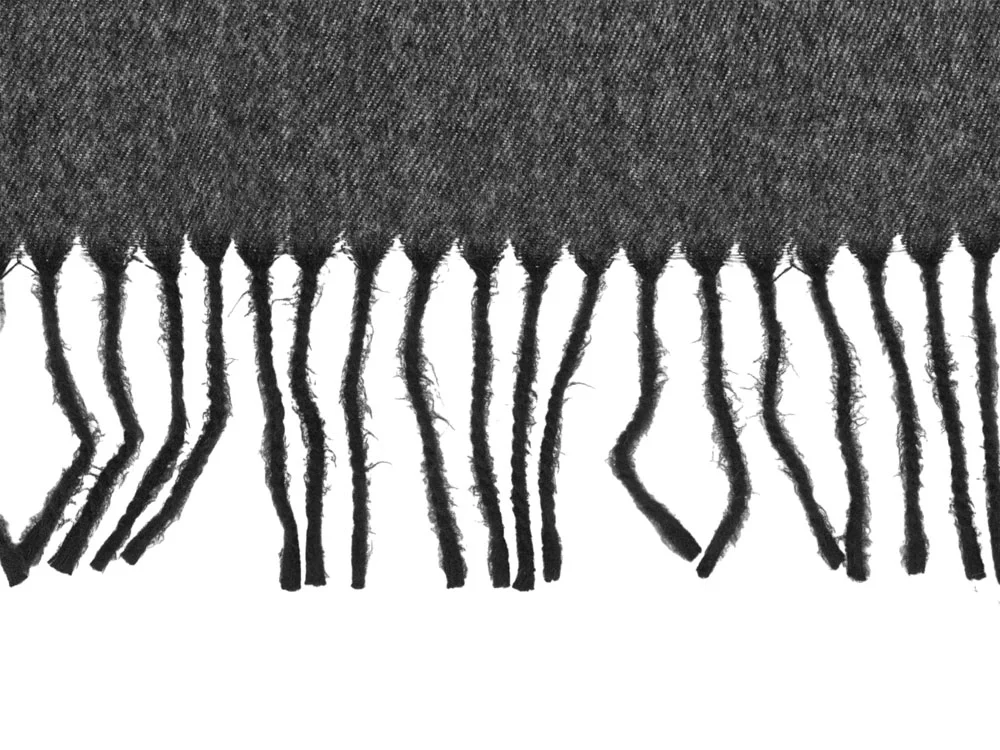 Палантин Алней серый - фото 4