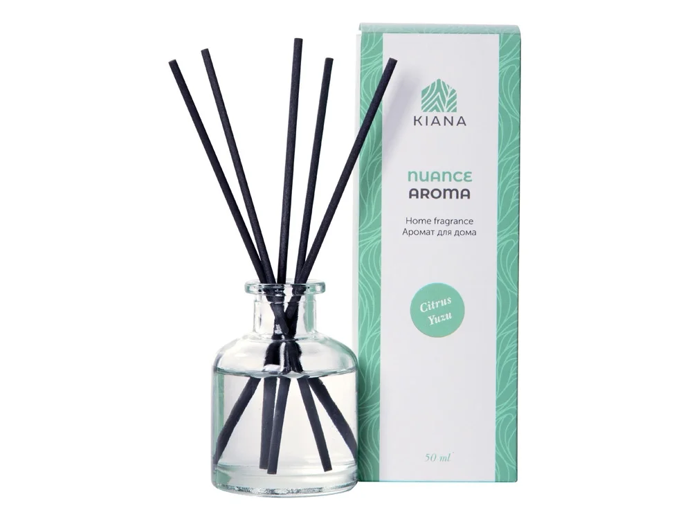 Ароматический диффузор «Citrus Yuzu», прозрачный, серый, 50 мл - фото 6