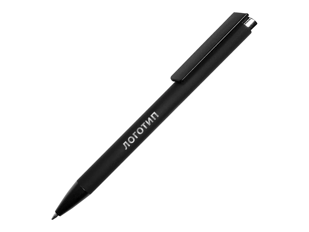 Ручка металлическая шариковая Taper Metal soft-touch - фото 1