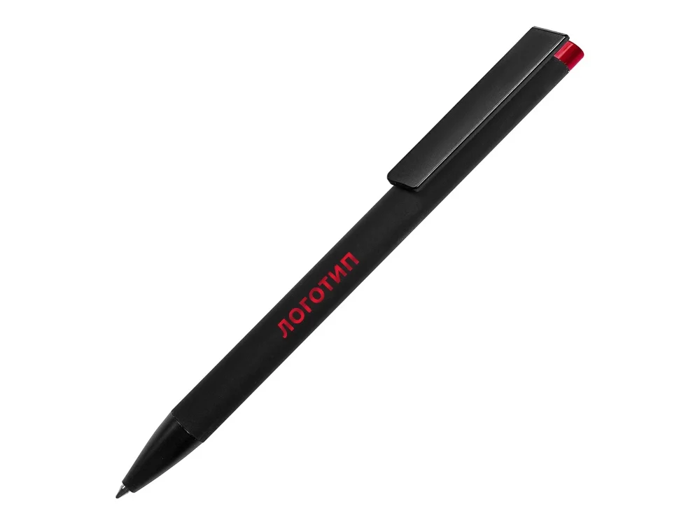 Ручка металлическая шариковая Taper Metal soft-touch - фото 8