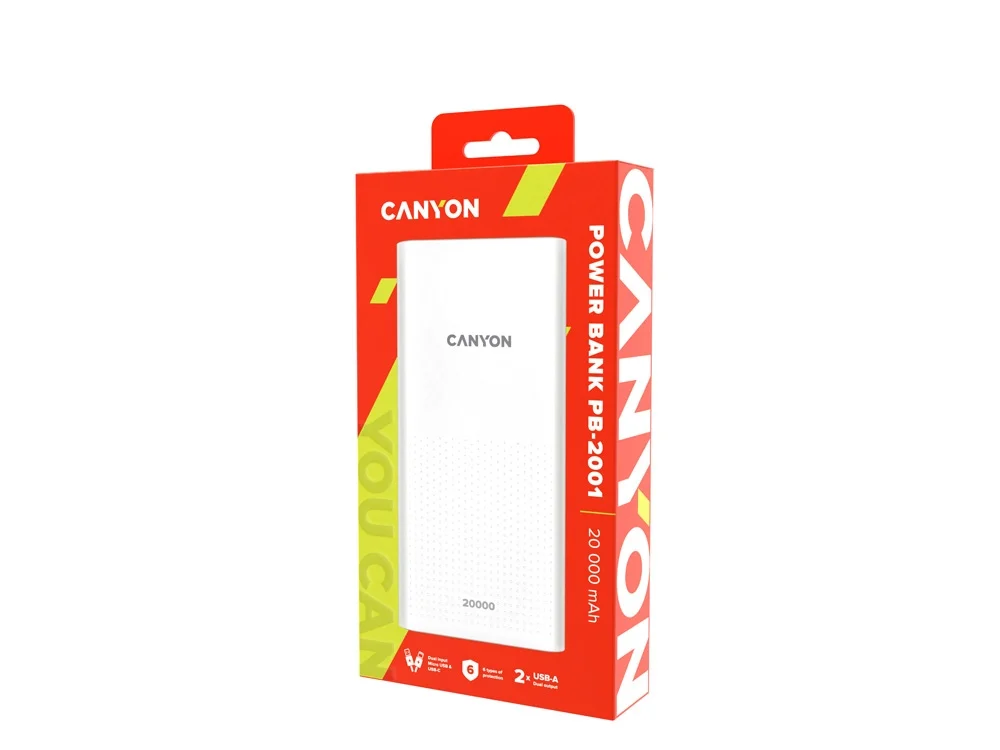 Внешний аккумулятор PB-2001 20000 mAh белый - фото 5